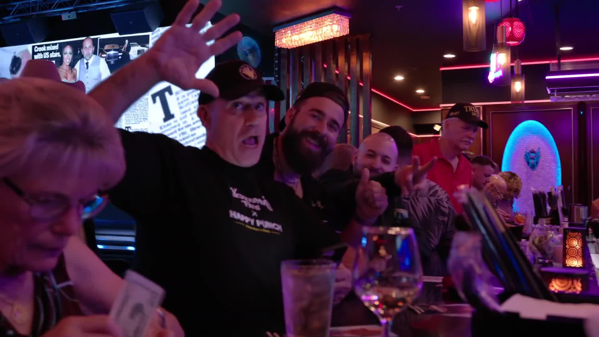 A frame from a Micah David event highlight film in Las Vegas